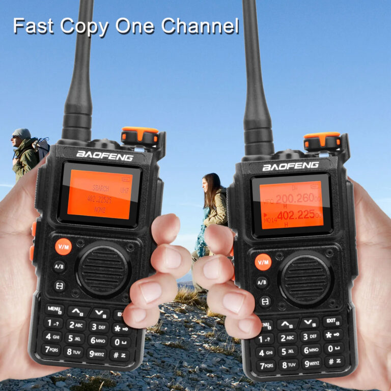 Baofeng K6 Radio Tri-Banda UHF VHF 5W 999 Canales FM AM Wireless Freq Copy USB-C (24)