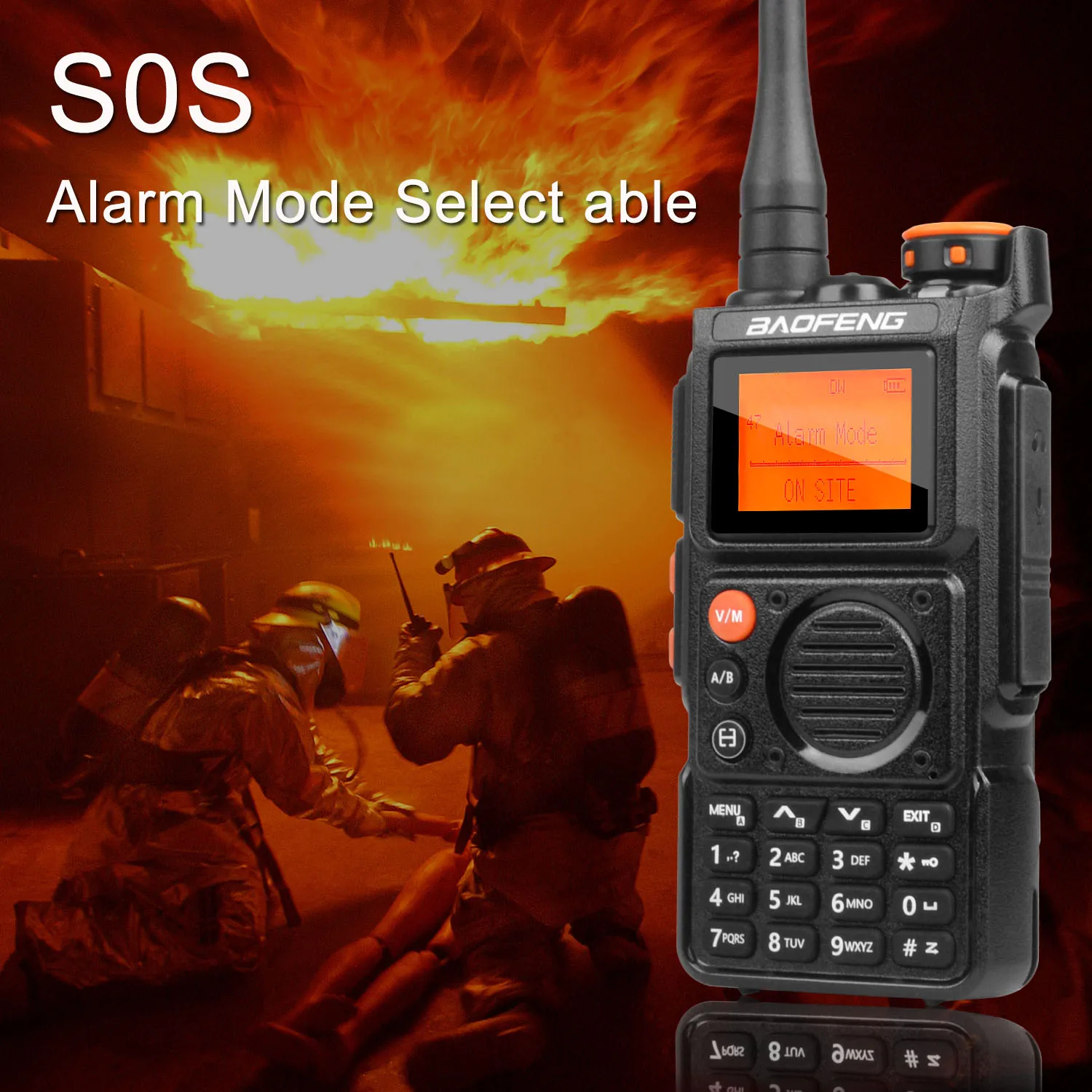 Baofeng K6 Radio Tri-Banda UHF VHF 5W 999 Canales FM AM Wireless Freq Copy USB-C (25)