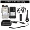 Baofeng K6 Radio Tri-Banda UHF VHF 5W 999 Canales FM AM Wireless Freq Copy USB-C (30)