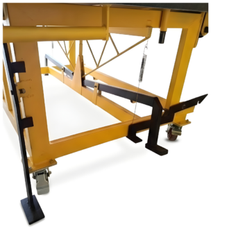 Mesa profesional para corte de vidrio pesado con rompe-vidrio 2 m x 2.44 m
