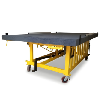 Mesa profesional para corte de vidrio pesado con rompe-vidrio 2 m x 2.44 m