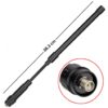 Antena ABBREE Táctica Cuello de Cisne SMA-hembra (Female) 15.08″ FM 136-174 400-520 MHz para radios portátiles walkie talkie Baofeng y Quansheng 2 Antena ABBREE Táctica Cuello de Cisne SMA-hembra (Female) 15.08″ FM 136-174 400-520 MHz para radios portátiles walkie talkie Baofeng y Quansheng 2