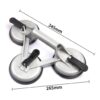 Chupa ventosa triple fabricación coreana capacidad de hasta 150 kg