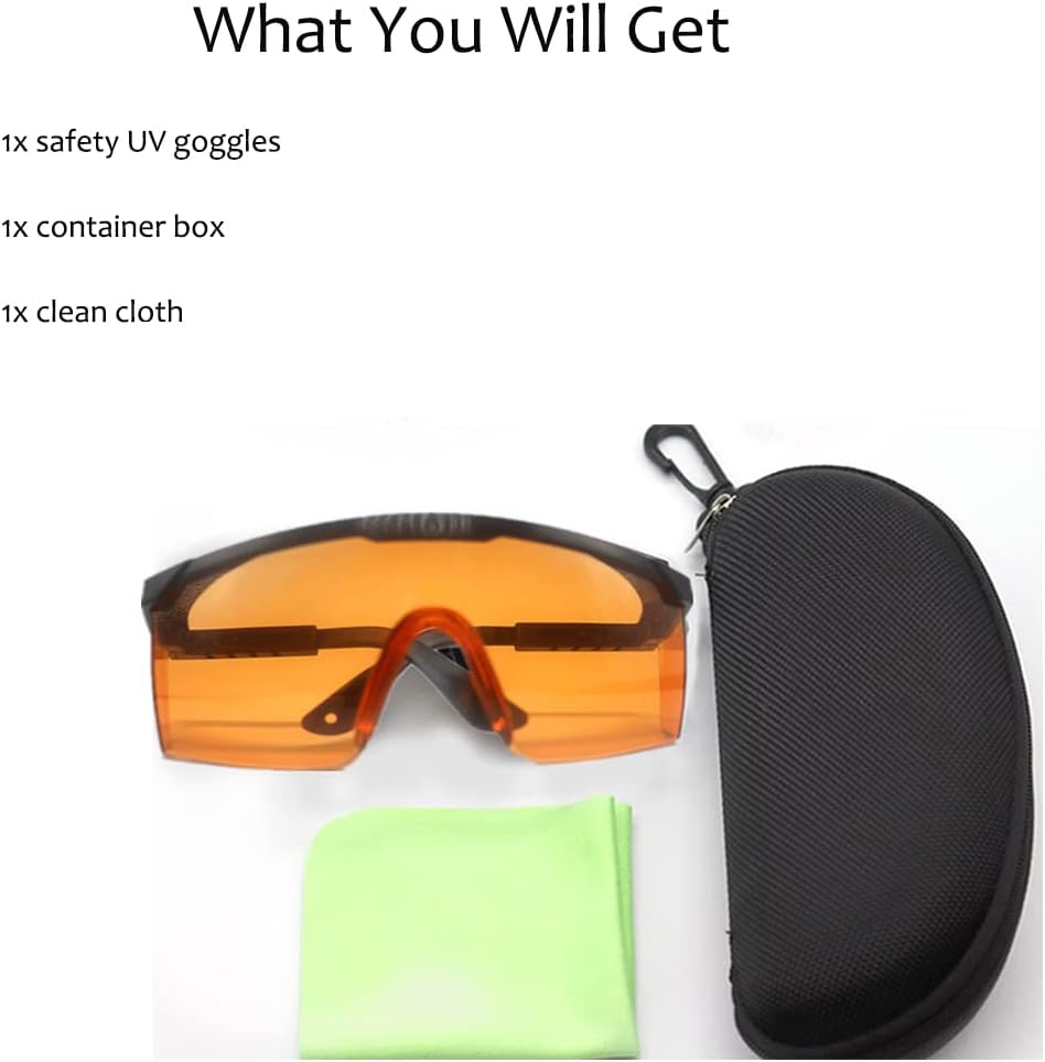Gafas Tool Klean UV TK-3-SG Protección Profesional ajustables - Image 6