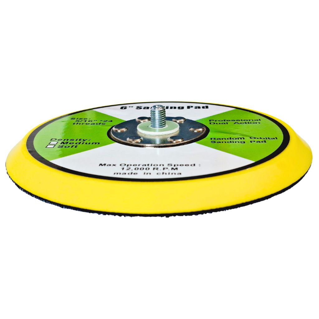 Sanding Pad 6″ disco almohadilla de lijado y pulido para vidrio (1)