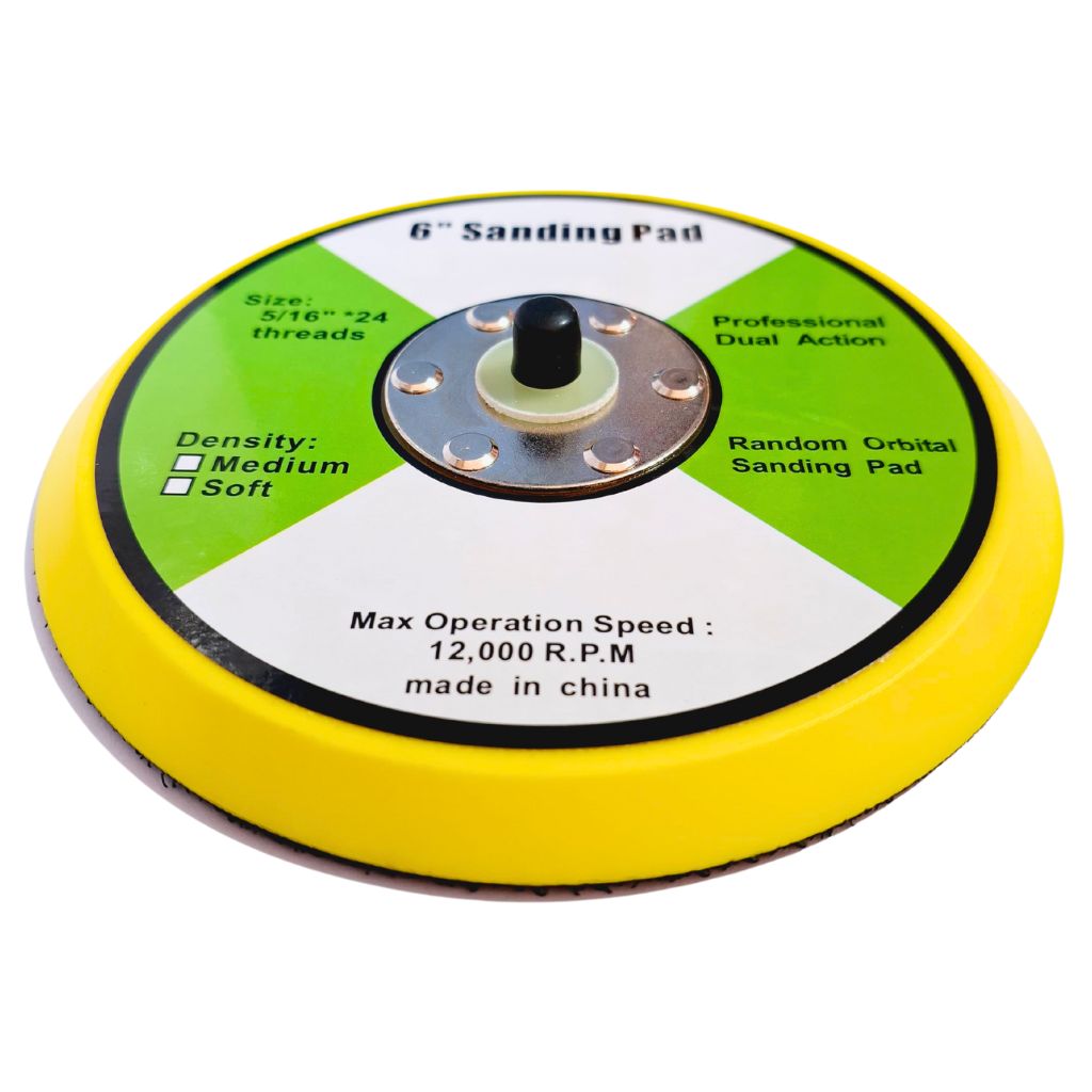 Sanding Pad 6″ disco almohadilla de lijado y pulido para vidrio (3)