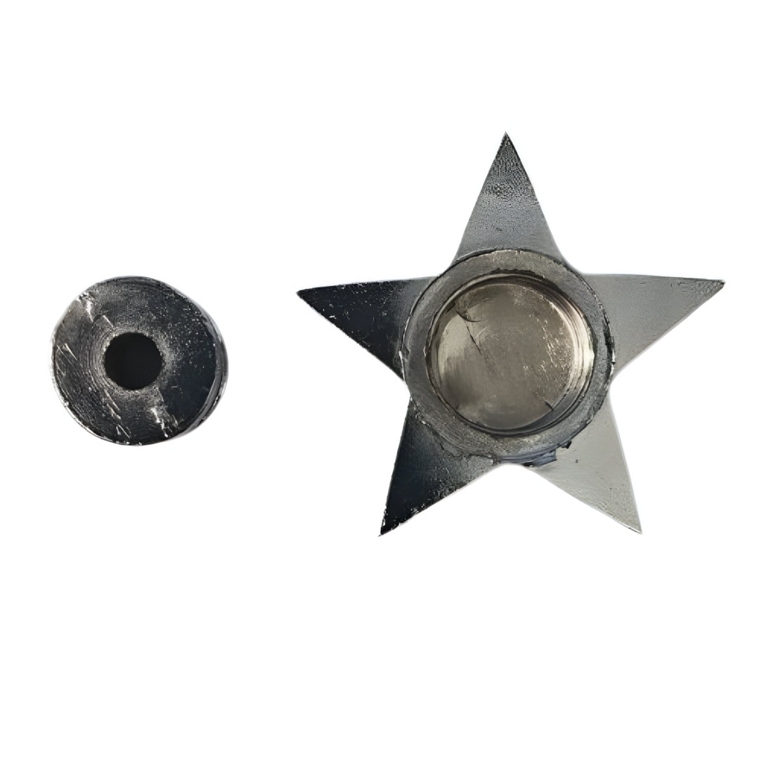 Tornillo goloso cromado para espejo