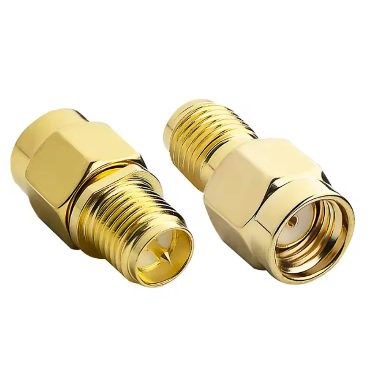 Adaptador SMA macho a RP-SMA hembra -50Ω Adaptador SMA macho a RP-SMA hembra -50Ω