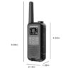2 uds Baofeng BF-F22 PMR FRS Mini Walkie Talkie 2-5W impermeable 22CH NOAA portátil USB-C (2)