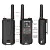 2 uds Baofeng BF-F22 PMR FRS Mini Walkie Talkie 2-5W impermeable 22CH NOAA portátil USB-C (5)