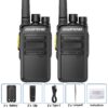 2 uds Baofeng BF-V12D GMSK UHF Walkie Talkie Digital llamada cifrada Radio HD 2s Wireless Copy Frequency Radio USB-C (10)
