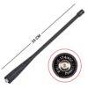 Antena 15 cm Baofeng original SMA-hembra (Female) FM 136-174 400-520 MH VHF-UHF (2) Antena 15 cm Baofeng original