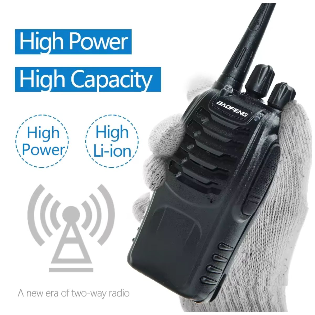 Baofeng BF-888S Pro UHF 16 canales VOX Wireless Copy Frequency USB-C Walkie Talkie (11)