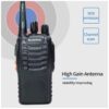 Baofeng BF-888S Pro UHF 16 canales VOX Wireless Copy Frequency USB-C Walkie Talkie (12)