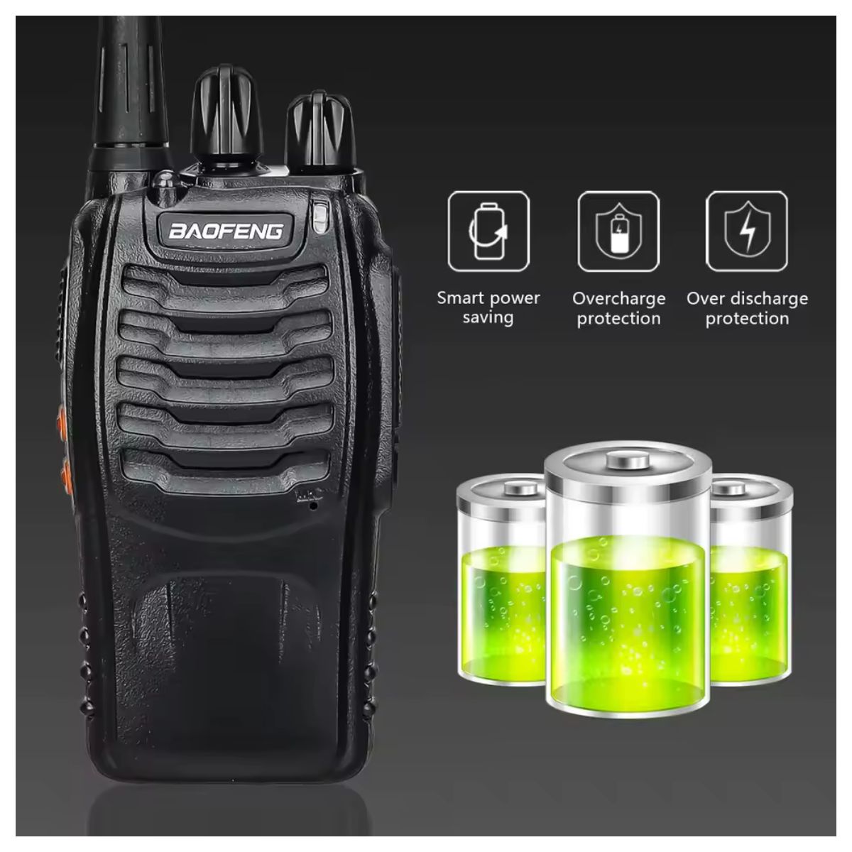 Baofeng BF-888S Pro UHF 16 canales VOX Wireless Copy Frequency USB-C Walkie Talkie (13)