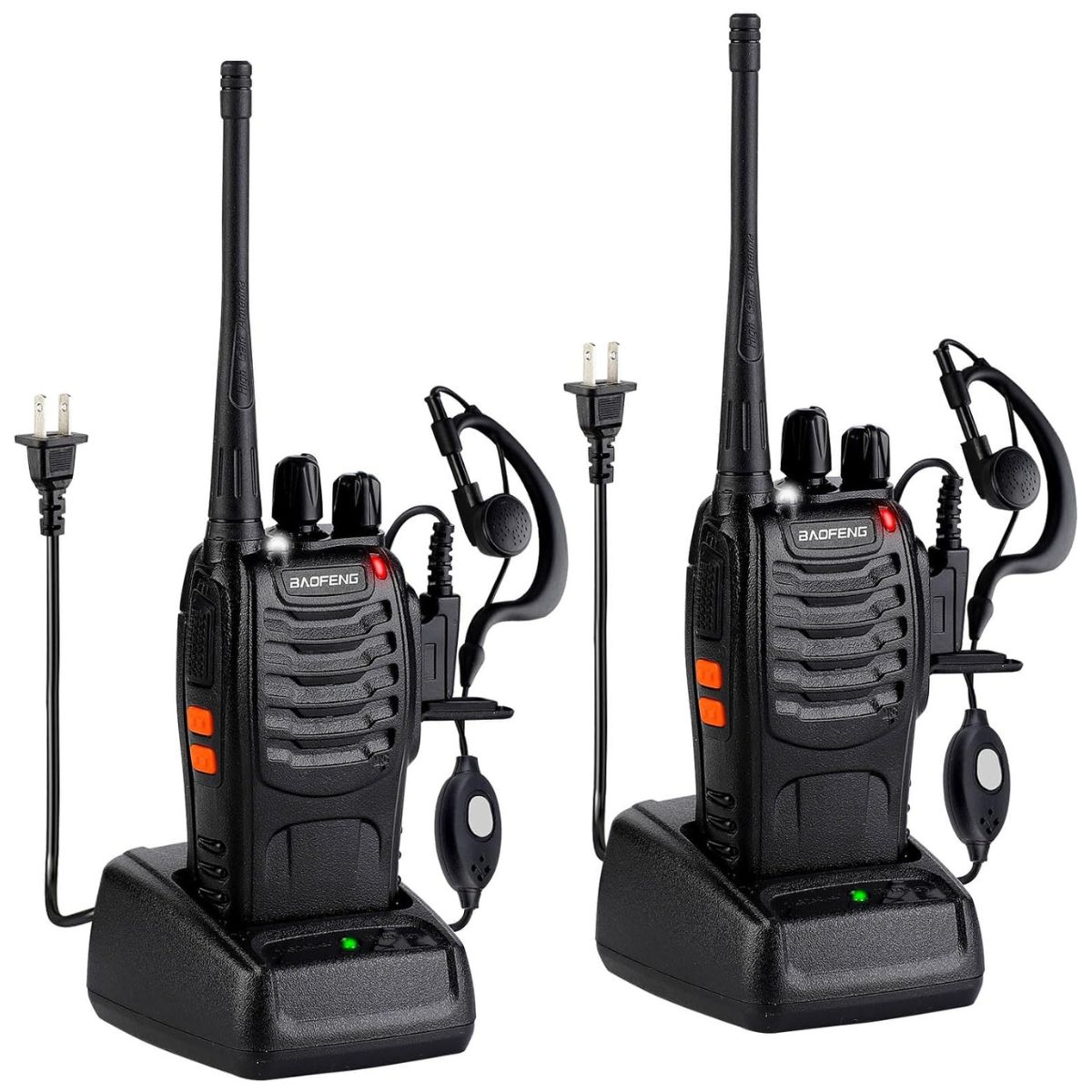 Baofeng BF-888S Pro UHF 16 canales VOX Wireless Copy Frequency USB-C Walkie Talkie (5)