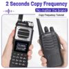 Baofeng UV-25 PRO MAX Walkie Talkie Wireless Copy Frequency NOAA AM FM largo alcance UHF VHF 999CH Ham USB-C (10)