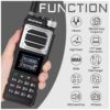 Baofeng UV-25 PRO MAX Walkie Talkie Wireless Copy Frequency NOAA AM FM largo alcance UHF VHF 999CH Ham USB-C (11)