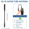 Baofeng UV-25 PRO MAX Walkie Talkie Wireless Copy Frequency NOAA AM FM largo alcance UHF VHF 999CH Ham USB-C (6)