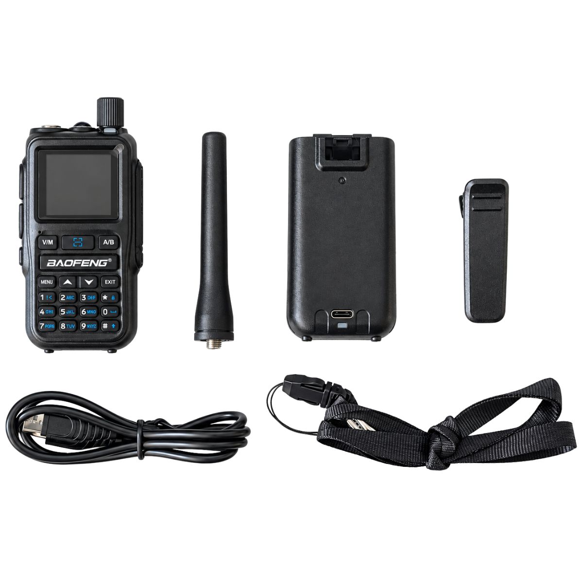 Baofeng UV-5R Mini Walkie Talkie Bluetooth Programming Frequency, Type-C Charger, Dual PTT, AM/FM Band, Portable Camping 2-Way Radio - Image 2