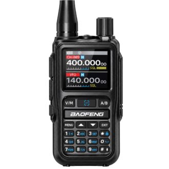 Baofeng UV-5R Mini Walkie Talkie Bluetooth Programming Frequency, Type-C Charger, Dual PTT, AM/FM Band, Portable Camping 2-Way Radio