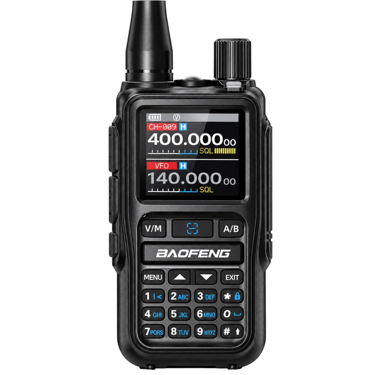 Baofeng UV-5R Mini Walkie Talkie Bluetooth Programming Frequency, Type-C Charger, Dual PTT, AM/FM Band, Portable Camping 2-Way Radio