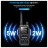 Baofeng UV-5R Mini Walkie Talkie Bluetooth Programming Frequency, Type-C Charger, Dual PTT, AM/FM Band, Portable Camping 2-Way Radio - Thumbnail Image 11