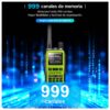 Baofeng UV-5R Mini Walkie Talkie Bluetooth Programming Frequency, Type-C Charger, Dual PTT, AM/FM Band, Portable Camping 2-Way Radio - Thumbnail Image 8