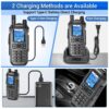 Radio Baofeng UV-21HUV-21 GPS Tribanda 10 W AM Wireless Copy Frequency IP45 USB-C Walkie Talkie (8)