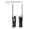 Radio Baofeng UV-32 GPS Tribanda AM FM Bluetooth 10W VOX Wireless Copy Frequency USB-C Walkies Talkie (1)