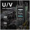 Radio Baofeng UV-32 GPS Tribanda AM FM Bluetooth 10W Wireless Copy Frequency USB-C Walkies Talkie (3)