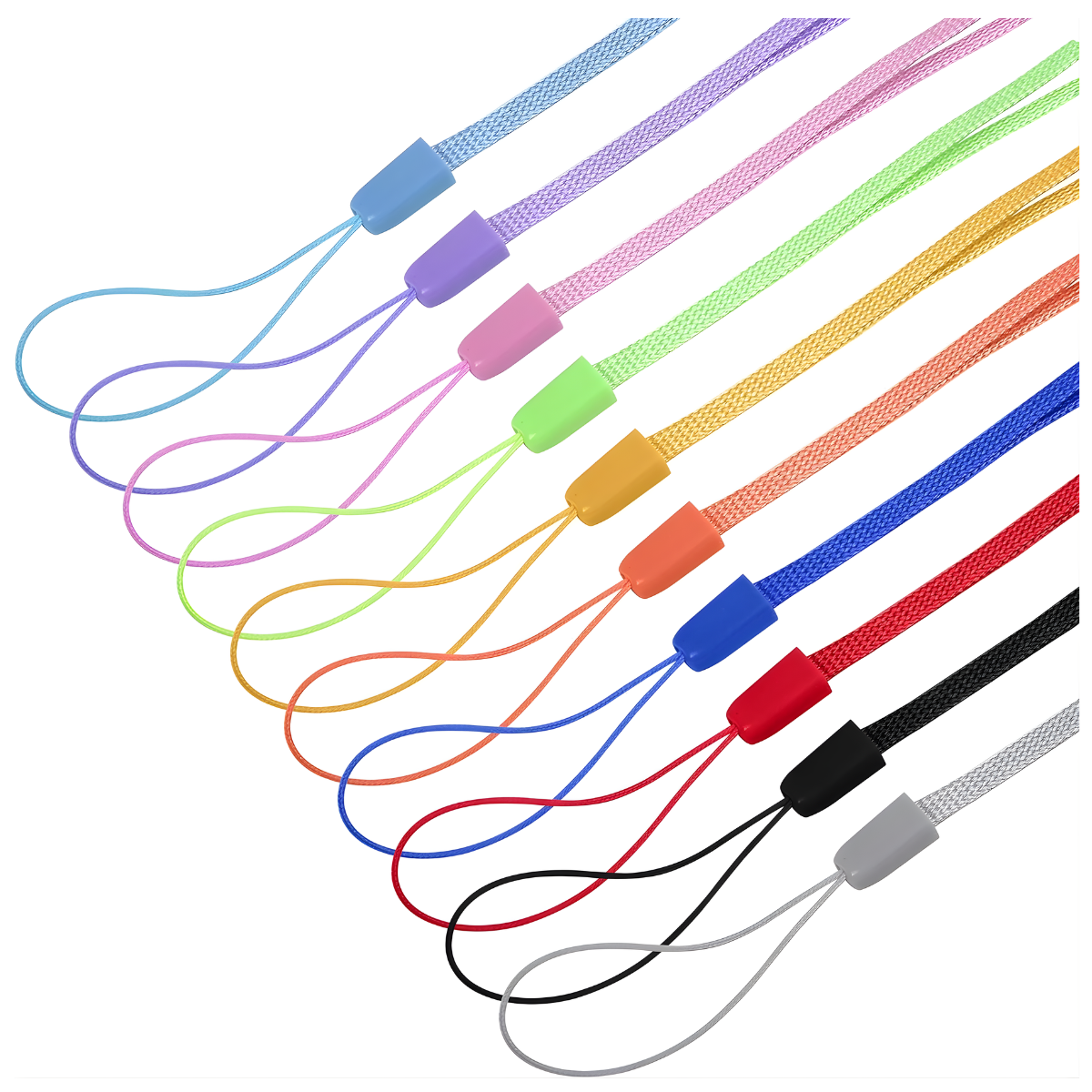 Correa Universal de Muñeca Multicolor Nylon Plano o Redondo para Radios y Celulares