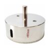 Broca tubular coreana con filo de diamante para perforar vidrio en Ø80 mm