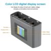 Hub de carga con pantalla LCD a color compatible con baterías DJI Mini 2 Mini SE Mini 2 SE Mini 4K (3)