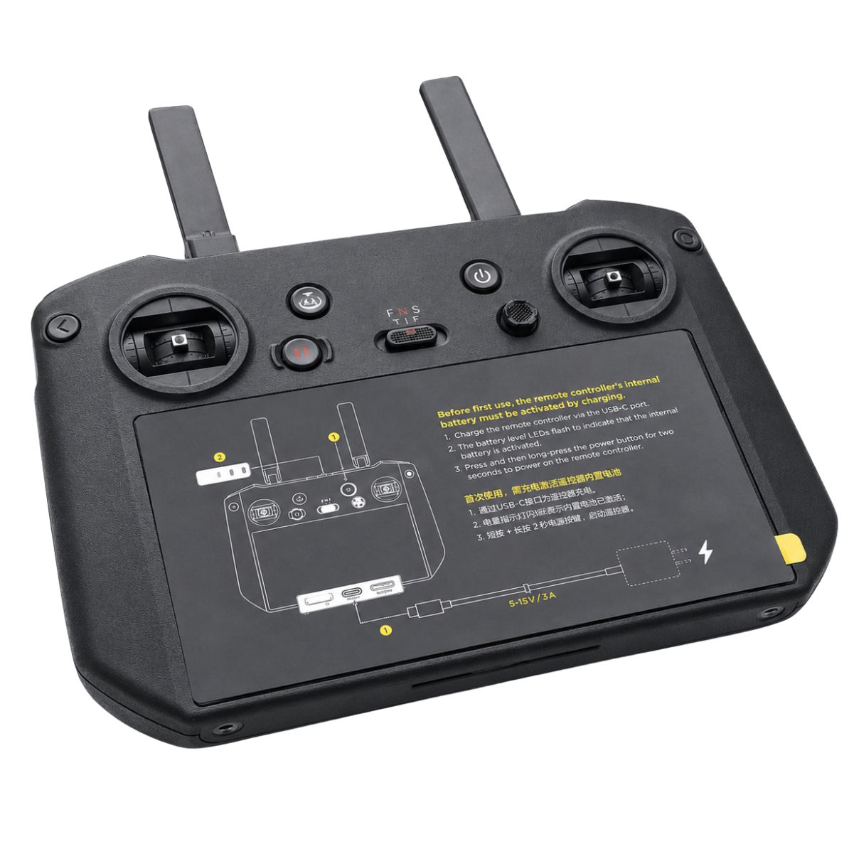 control DJI RC Pro Enterprise pantalla integrada 1000 nits