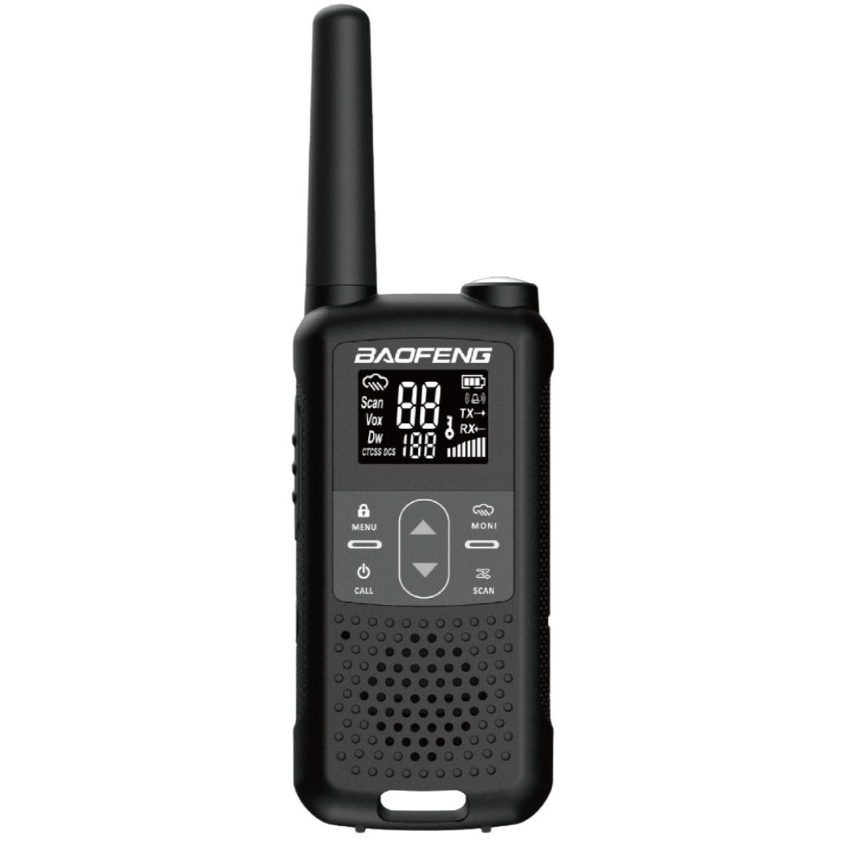 Baofeng BF-F22 PMR FRS Mini Walkie Talkie UHF 2-5W 22CH FM NOAA VOX Dual Watch portátil USB-C