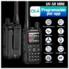 Radio Baofeng Mini 5 5W 2200 mAh Walkie Talkie, Bluetooth Programming Frequency, Frequency Search, Dual PTT, AM/FM Band, Type-C Charger, USB-C, Portable Camping 2-Way Radio - Thumbnail Image 7