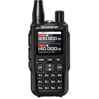 Radio Baofeng MINI-5 5W 2200 mAh Walkie Talkie, Bluetooth Programming Frequency, Frequency Search, Dual PTT, AMFM Band, Type-C Charger, USB-C, Portable Camping 2-Way Radio