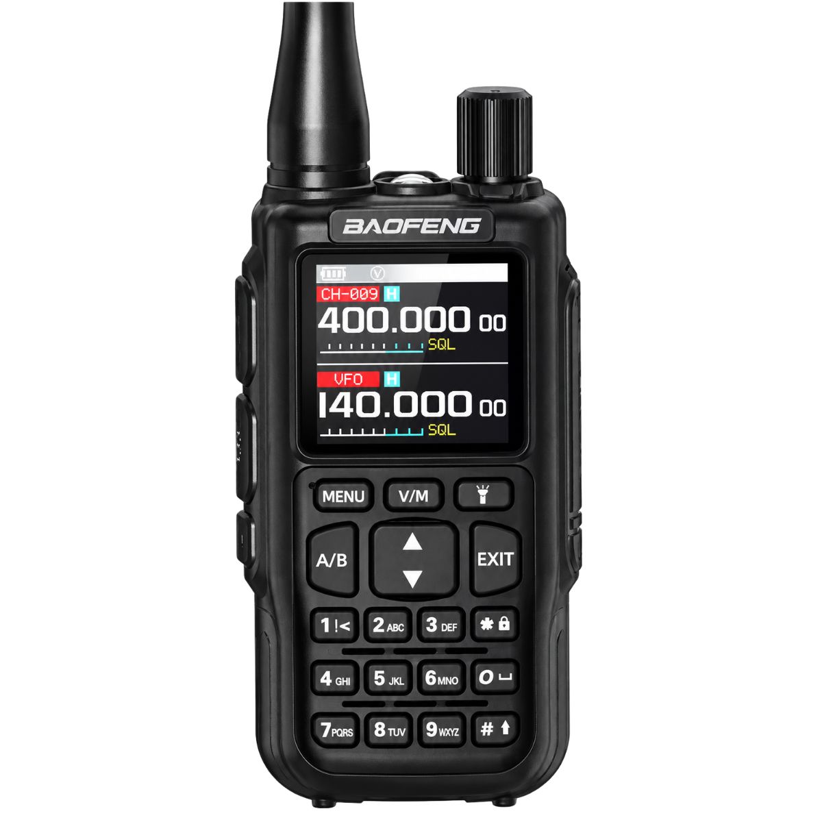 Radio Baofeng MINI-5 5W 2200 mAh Walkie Talkie, Bluetooth Programming Frequency, Frequency Search, Dual PTT, AMFM Band, Type-C Charger, USB-C, Portable Camping 2-Way Radio