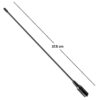 Antena 37.5 cm flexible dual band para radio walkie talkie SMA-F FM / 136-174 / 400-520 MHz - Thumbnail Image 2
