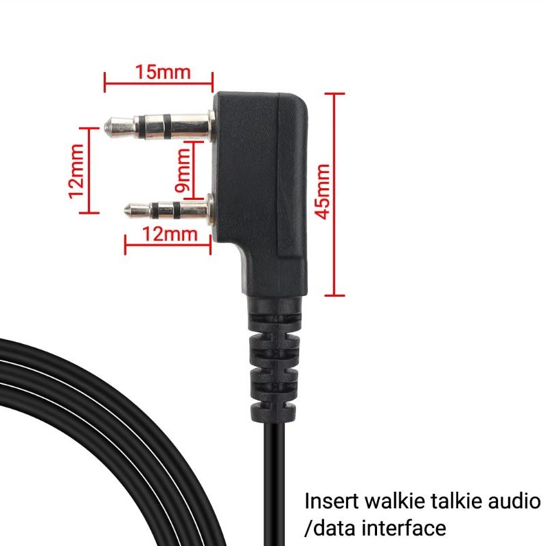 Cable de Programación USB de 2 Pines para Radios Digitales