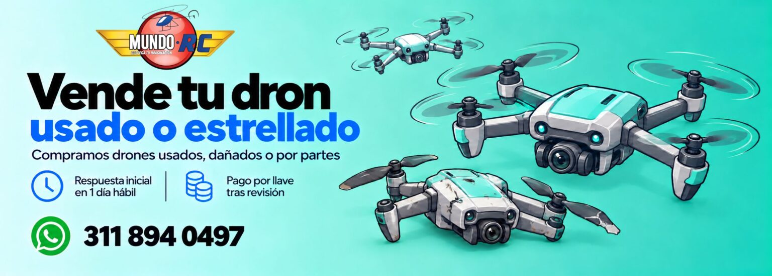 Vende tu dron usado o estrellado en Mundo RCX