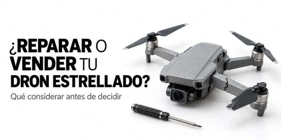 ¿Reparar o vender tu dron estrellado Mundo RCX